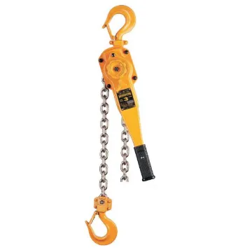 Picture of HARRINGTON L5LB030-10 Heavy Duty Lever Chain Hoist, 3 ton Load, 10 ft H Lifting, 69 lb Rated, 1.5 in Hook Opening