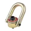 Picture of Crosby® 1016909 HR-125 Swivel Hoist Ring, 2500 lb Load, 180 deg Pivot, 360 deg Swivel, 0.69 in Bail, 1/2-13 UNC Thread