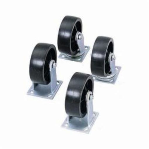 Picture of Crescent® 1-321990 JOBSITE™ Heavy Duty Caster Set, 3600 lb Load Capacity, 6 in Dia Wheel, 2 in W Wheel, Polyolefin