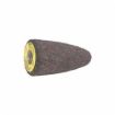 Picture of Norton® Gemini® 61463622190 57A24-R Portable Snagging Cone, 1-1/2 in Max Diameter, 3 in THK Head, 24 Grit, Coarse Grade, Aluminum Oxide Abrasive