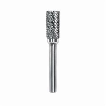 Picture of SGS Pro® 11103 Universal SB Imperial Carbide Burr, Cylindrical - With End Cut (Shape SB) Head, 3/4 in Dia Head, 1 in L of Cut, 2-3/4 in OAL, Double Cut