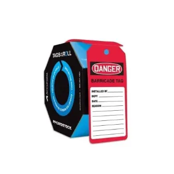 Accuform® TAR741 Barricade Tag, PF-Cardstock