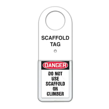 Accuform® TSS801 Status Alert Tag Holder, Plastic