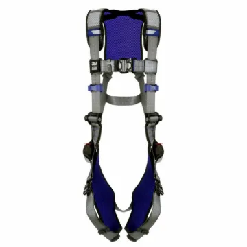 3M™ DBI-SALA® 70804538166 ExoFit Safety Harness, M, 420 lb Load, Polyester Strap, Quick-Connect Leg Strap Buckle, Steel Hardware, Gray