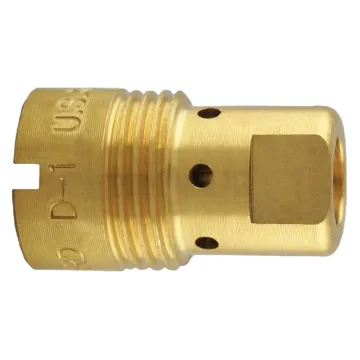 Bernard D-1 Centerfire Gas Diffuser Brass Gas Diffuser, For Use With Bernard?„? EZ Feed II/Bernard?„? Q-Gun?„?/F/G/H MIG Gun, Brass