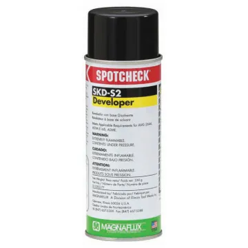 Magnaflux® 01-5352-78 Solvent Based Developer, 11.6 oz Aerosol Can, Bright White