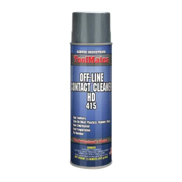 Aervoe® 415 Off-Line Contact Cleaner HD, 20 oz Aerosol Can, Clear Glass, Hydrocarbon