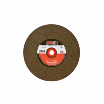 CGW® 38009 Straight Bench and Pedestal Grinding Wheel, 6 in Dia x 3/4 in THK, 1 in Center Hole, 60 Grit, Aluminum Oxide Abrasive