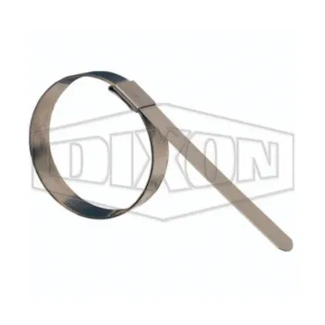 Dixon® F3 F Series Center Punch Preformed Band Clamp, 13/16 in ID x 0.025 in THK, 300 Stainless Steel, Domestic