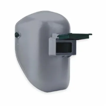 Fibre-Metal® by Honeywell 906GY Tigerhood Classic™ Passive Welding Helmet With Lift-Front Lens, 10 Lens Shade, Gray, 2 x 4-1/4 in Viewing Area, Thermoplastic, Specifications Met: ANSI Specified, CSA Certified