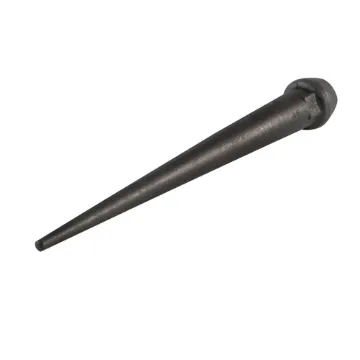 Klein® 3255 Broad Head Tapered Bull Pin, 5/16 in Heat Treated Tip, 13-3/4 in OAL, Alloy Steel Tip