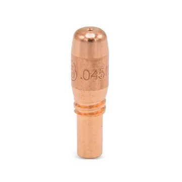Miller® AccuLock™ T-A045CH Heavy-Duty Contact Tip, 0.045 in Wire, For Use With Model MDX™-250 MIG Gun and Model BTB Bernard™ MIG Gun, Copper