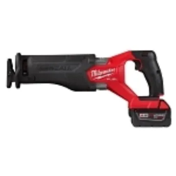 Milwaukee® 2821-22 M18 FUEL™ SAWZALL® Cordless Reciprocating Saw Kit With Integrated Work Light, Keyless Adjustable Shoe and Keyless Blade Clamp, 1-1/4 in L Stroke, 0 to 3000 spm, 18 VDC, 18 in OAL