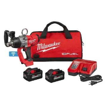 Milwaukee® M18 FUEL™ 2867-22 High Torque Cordless Impact Wrench With One-Key™ Kit, 1 in Square Drive, 1800 ft-lb Torque, 18 VDC