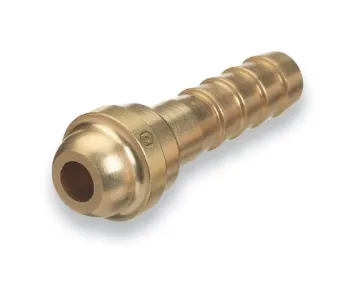 Western Enterprises® 17 Nipple Brass Nipple, 1/4 in Nominal, Brass, Domestic