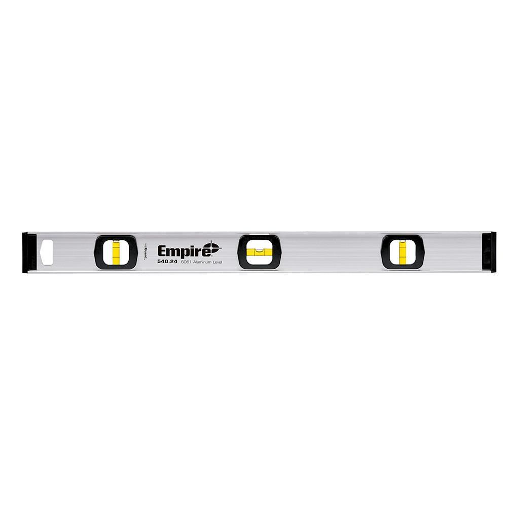 . Empire® 540-24 Tradesman's I-Beam Level, 24 in L, 3 Vials, Aluminum ...