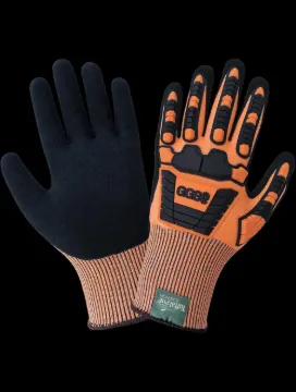 Global Glove CIA388XFT-M CIA388XFT Glove, Medium, Knit Wrist Cuff, Resists: Cut Resistance, ANSI Cut-Resistance Level: Level A4, ANSI Puncture-Resistance Level: Level 4