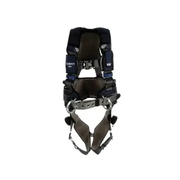3M DBI-SALA Fall Protection 70804445024 Comfort Positioning Harness, M, 420 lb Load, Polyester Strap, Quick-Connect Leg Strap Buckle, Aluminum Alloy/Zinc Plated Steel Hardware, Gray