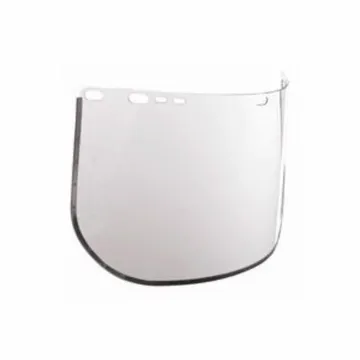 Jackson Safety* 29096 F20 E Shape Bounded Faceshield Visor, Clear, Polycarbonate, 8 in H x 15-1/2 in W x 0.04 in THK Visor, For Use With Jackson Safety* Hard Hat Interchange System, Specifications Met: ANSI Z87.1-2010, CSA Z94.3