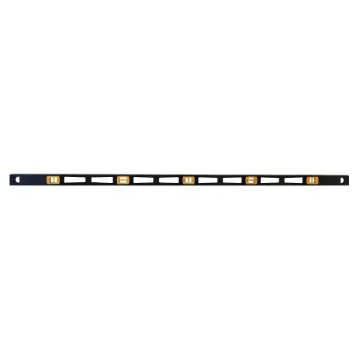 Johnson 3772 Non-Magnetic Professional Top Reading Level, 72 in L, 5 Vials, Aluminum, 1 mm/m Accuracy