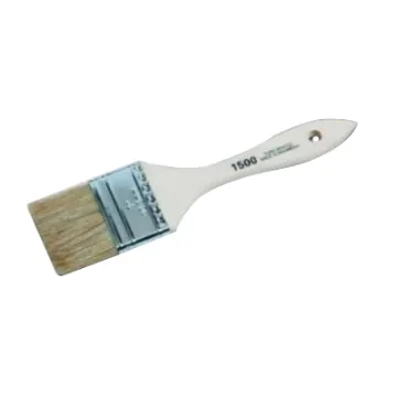 Linzer® 15007-0 Paint Brush, 4 in W China Bristle Brush, Natural Wood Handle, Latex Paints, Chip, Touch-up, Varnishes