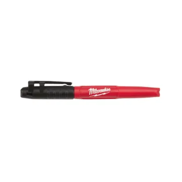 Milwaukee® 48-22-3100 Permanent Industrial Marker, Fine Tip, Acrylic, Black