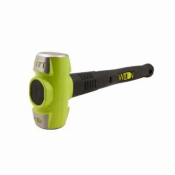 Wilton® WL9-20412 Sledge Hammer, 14 in OAL, 4 lb Drop Forged Steel Head, Vulcanized Rubber/Steel Handle