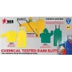 Picture of MCR Safety 3003X3 Wizard Cyclone 3003 3-Piece Rainwear suit, Unisex, 3XL, Yellow, Nylon/PVC, 54 in Waist, 31-1/2 in L Inseam, Detachable Hood