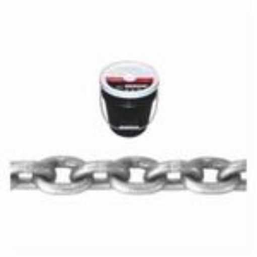 Picture of Campbell® T0181623 System 4 Welded High Test Chain, Single Loop/Straight Link, 3/8 in Trade, 43 Grade, 75 ft L, 5400 lb Load