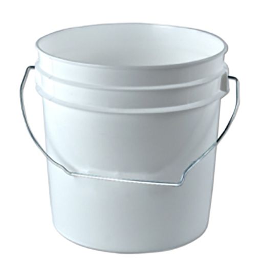 Picture of Cincinnati 227011 Bucket, 1 gal Capacity, Plastic, White/black