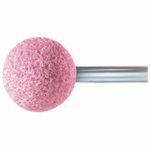 Picture of CGW® 36058 Premium Pink Mounted Point, W220 Cylindrical Point, 1 in Dia x 1 in L Head, 1/4 in Dia Shank