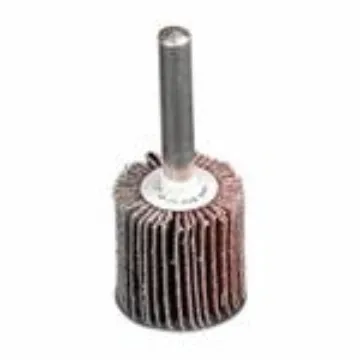 Picture of CGW® 37098 Contaminant-Free Coated Flap Wheel, 3/4 in Dia Wheel, 3/4 in W Face, 1/4 in Dia Shank, 60 Grit, Medium Grade, Aluminum Oxide Abrasive