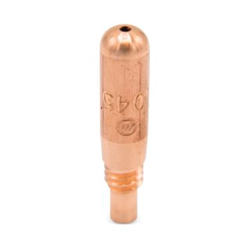 Picture of Miller® AccuLock™ T-M045 MDX™ Series Standard Duty Contact Tip, For Use With MDX™-100/MDX™-250/MDX™-250 EZ-Select™ Air Cooled MIG Guns, AccuLock™ MDX™ Series Diffuser, Nozzles, Liners and Power Pin Caps, 0.044 in Bore, Threaded Connection, Copper