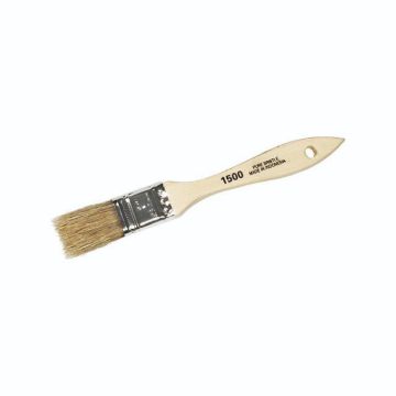 Picture of Linzer® 1500-1-1/2 Brush, 1-1/2 x 5/16 in White Chinese Bristles Brush, Wood Handle