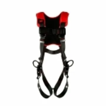 3M Protecta Fall Protection 7012816682 Protecta® Positioning Safety Harness, M/L, 420 lb Load, Polyester Strap, Pass-Thru Chest Strap Buckle, Steel Hardware, Black