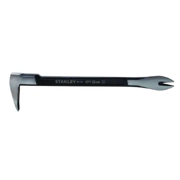 Stanley® 55-114 Precision Claw Bar, Angled/Claw Tip, 10 in OAL, Forged High Carbon Alloy Steel