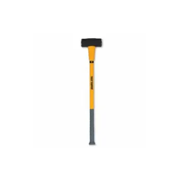 True Temper® 20185300 Sledge Hammer, 36 in OAL, 12 lb Head Forged Steel Head, Fiberglass Handle