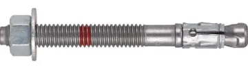 HILTI 2210273 KB-TZ2 Anchor, 5/8 in Dia, 6 in OAL, Carbon Steel