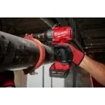 Milwaukee® 2966-22 M18 FUEL™ High Torque Impact Wrench, 1/2 in Drive Square Drive, 0 to 2700 ipm, 900 ft-lb Fastening/1100 ft-lb Nut-Busting Torque Rating, 7.3 in OAL