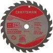 Craftsman® CMAS272524 Saw Blade, 7.3 in Dia, Steel Blade, 24 Teeth