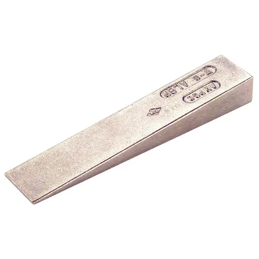 Ampco® W-3 Flange Wedge, 6 in L x 1 in W x 1/2 in H, Nickel Aluminum Bronze