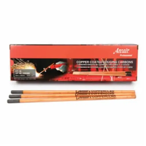 Arcair® 22053003 DC Copperclad Pointed Arc Electrode, Chemical Composition: Precise Formulated Blend of Carbon and Graphite, 5/16 in Dia x 12 in L