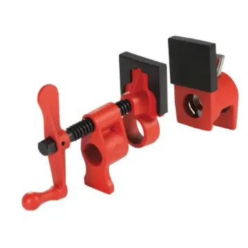 Bessey® PC34-2 PC-2 Traditional Style Pipe Clamp, 2-3/8 in D Throat, 3/4 in Clamping