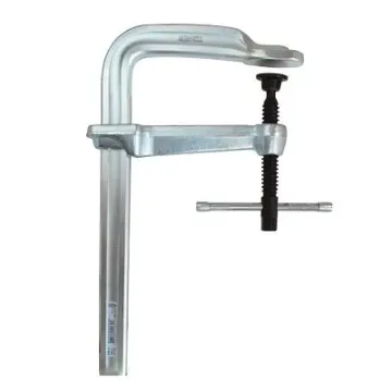 Bessey® STB-18 Heavy Duty F-Style Bar Clamp, 7 in D Throat, 18 in Clamping, Replaceable Swivel