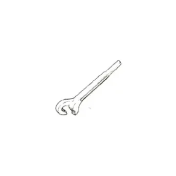 Bergman 101 Spanner Wrench, 1-3/8 in Capacity, 14 in OAL, Aluminum Magnesium
