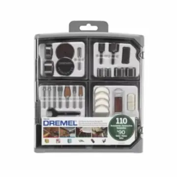 Dremel® 709-02 All Purpose Accessory Kit, 30000 rpm Speed, 60, 120, 240 Grit, 1-1/2 in Dia x 1-53/64 in OAL, Blue