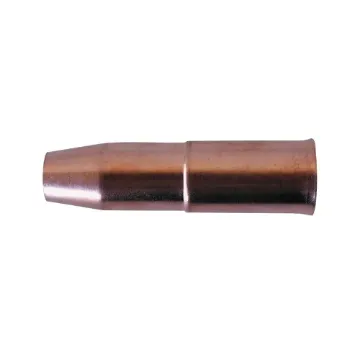 Best Welds® 24A62SS Short Stop MIG Gun Nozzle, 5/8 in Bore, 1/8 in Recess, For Use With Tweco® 400 A #4 MIG Guns