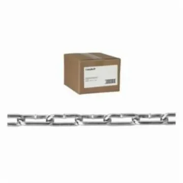 Campbell® T0332024 Welded Coil Chain, Straight Link, #2/0 Trade, 100 ft L, 520 lb Load