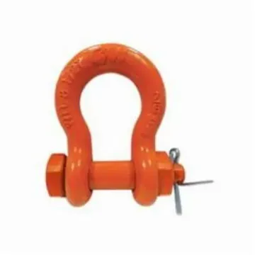 CM® M851P Super Strong Anchor Shackle, 4.5 ton Load, 5/8 in, 3/4 in Dia Bolt/Nut/Cotter Pin, Orange Powder Coated