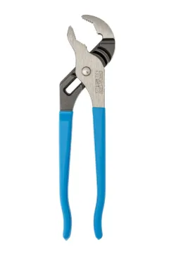Channellock® 432 Tongue and Groove Plier, 2 in, 1.37 in L x 0.43 in THK V-Shape 1080 High Carbon Steel Jaw, 10 in OAL